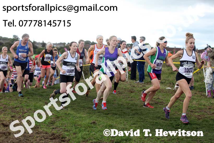 Senior womens Start Fitness North Eastern Harriers League, Wrekenton, Gateshead. Photo:  David T. Hewitson/Sports for All Pics